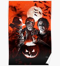 Super Villains Halloween Poster