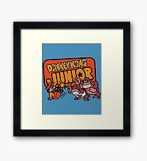 Vintage Donkey Kong Junior Framed Print
