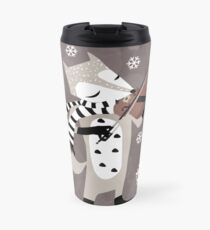 foxy violinist winter Travel Mug