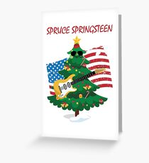 Spruce Springsteen Greeting Card