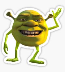 Shrek with a twist Sticker