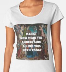 Adoration of Mary's Boy Child Women's Premium T-Shirt