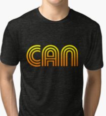 Can- krautrock logo Tri-blend T-Shirt