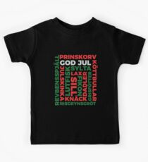 Schweden Weihnachten Gott Jul Schwedisch Svensk Julmat Kinder T-Shirt