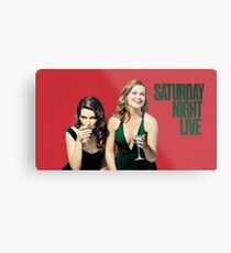 Amy und Tina SNL Metallbild