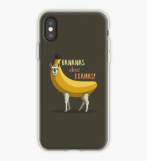 Bananas About Llamas! iPhone Case