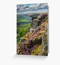 Derbyshire Gritstone Edge Greeting Card