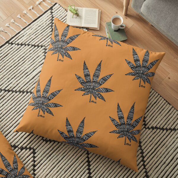 Chronic Leaf Floor Pillow