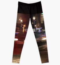 Evening Rush at Piccadilly Circus, London Leggings