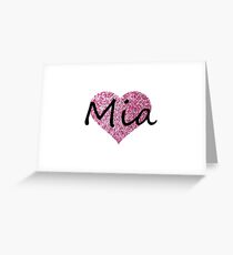 Mia Greeting Card