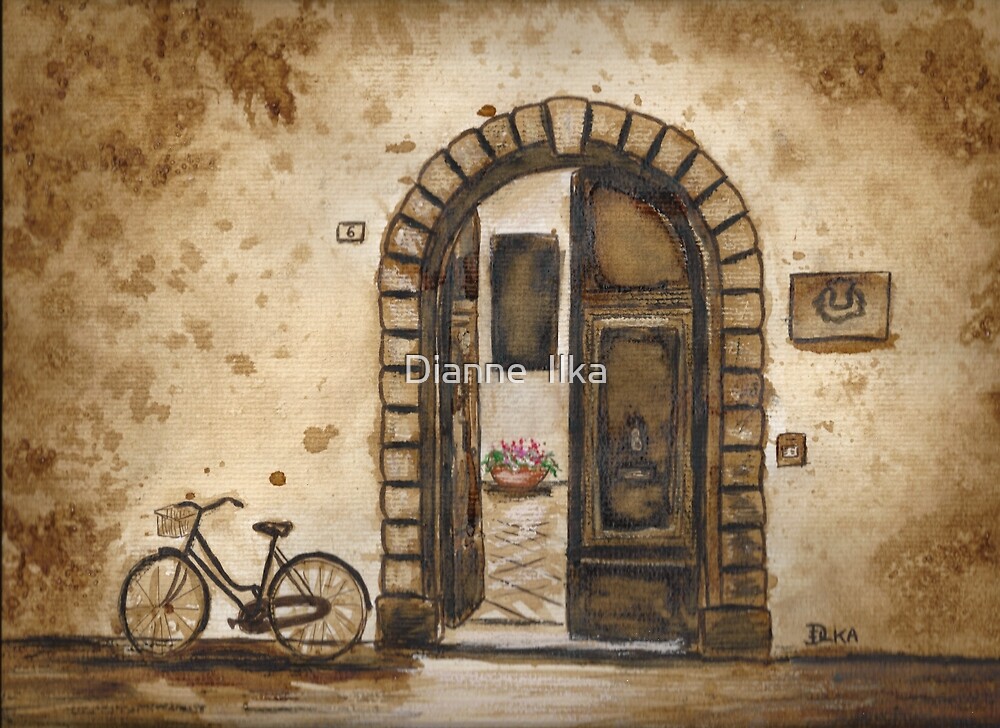 "Italian Coffee Break" by Dianne Ilka Redbubble