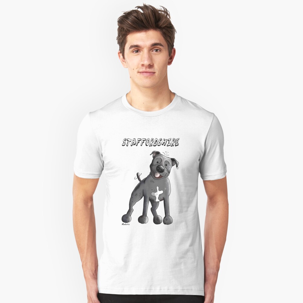 staffordshire bull terrier t shirts