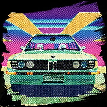 Synthwave Beemer Poster for Sale by eyesupco