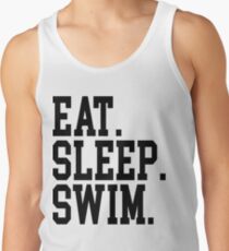 Essen. Schlaf. Schwimmen. Tank Top