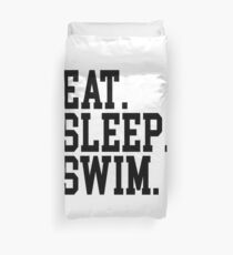Essen. Schlaf. Schwimmen. Bettbezug