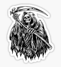 Grim Reaper Death Sticker