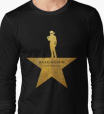 HARRINGTON: An American Babysitter (gold texture) Long Sleeve T-Shirt