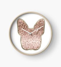 Reloj Oro rosa dorado brillante Bulldog francés