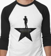 HARRINGTON: An American Babysitter (black) Men's Baseball ¾ T-Shirt