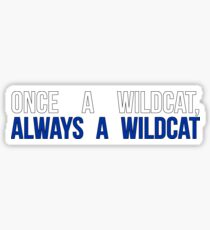 UK Once A Wildcat Sticker