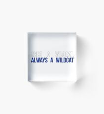 Bloque acrílico Reino Unido Once a Wildcat
