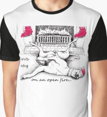 Ein Windhundweihnachten Grafik T-Shirt