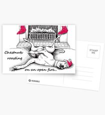 A greyhound christmas Postcards