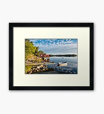 Archipelago in Sweden Framed Print