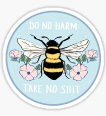 Do No Harm - Take No Shit Sticker
