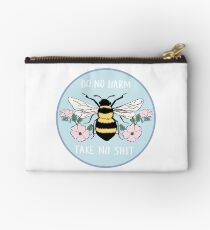 Do No Harm - Take No Shit Zipper Pouch