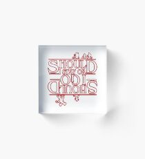 Stranger Things Acrylic Block