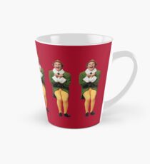 SANTA! OH MY GOD! SANTA'S COMING! I KNOW HIM! I KNOW HIM! Tall Mug