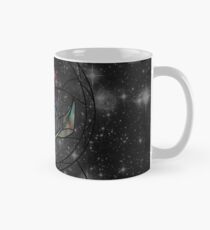 Stained Glass Rose Galaxy Mug