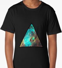 Green Galaxy Triangle Long T-Shirt