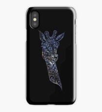 Blue Space Giraffe iPhone Case/Skin