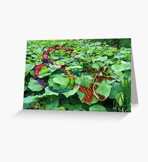 a womans pond - inkedup! Greeting Card