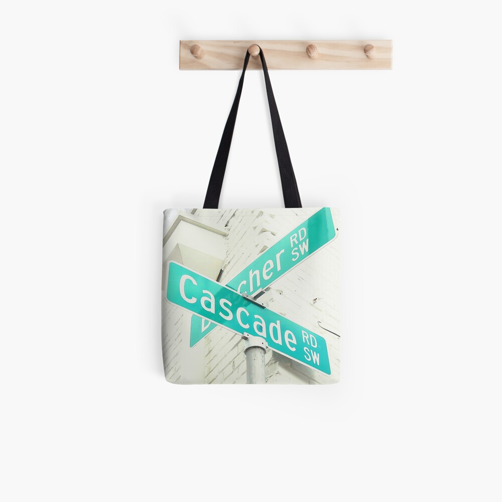 shop around the corner tote bag