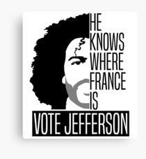 Vote For Jefferson Canvas Print