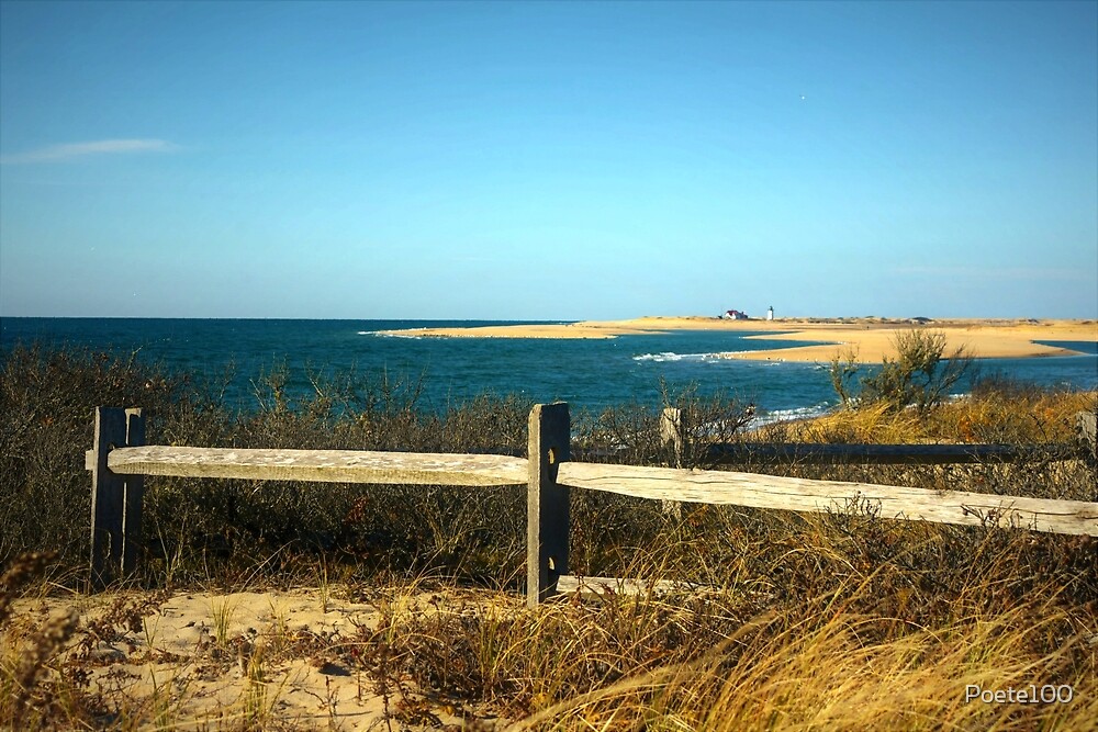 "Herring Cove Lighthouse view_Provincetown, Cape Cod" by Poete100