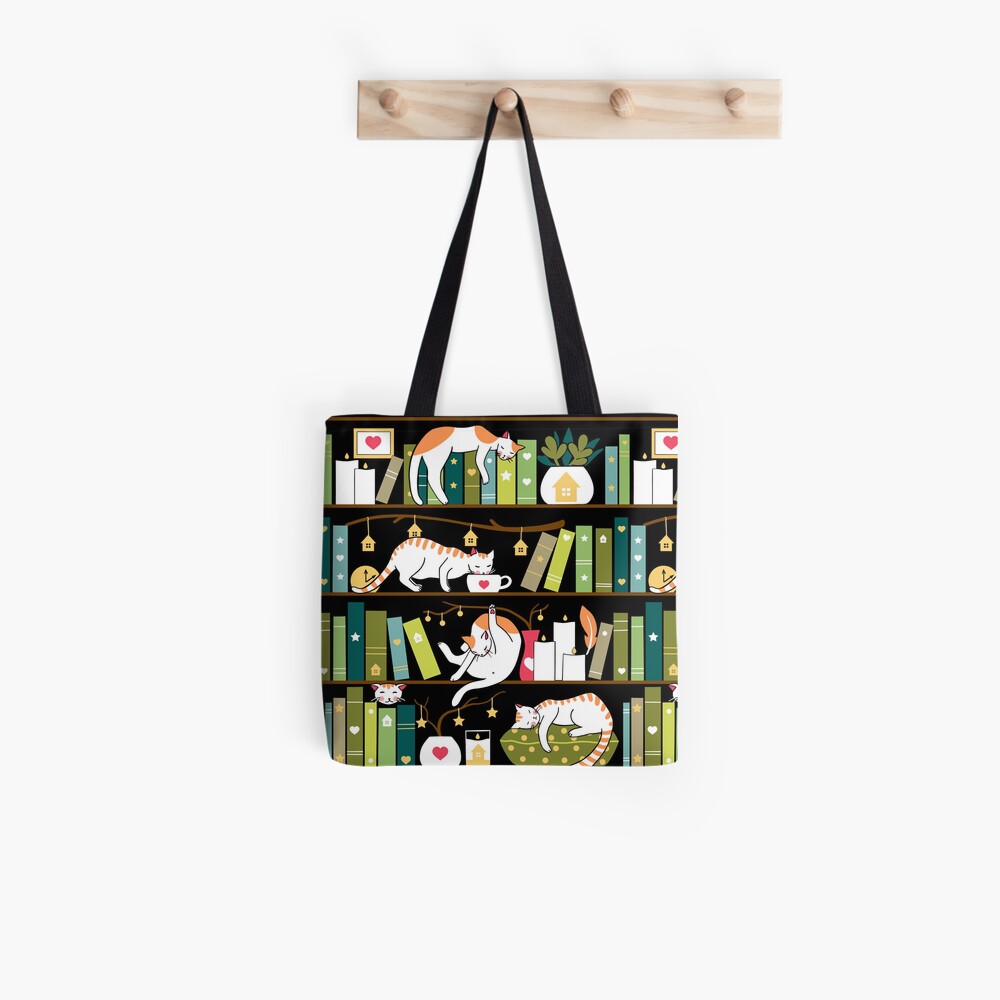 Library cats Tote Bag