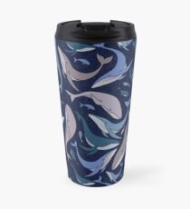 School of whales Travel Mug