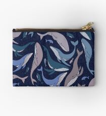 School of whales Studio Pouch