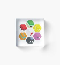 Nintendo Cubed Acrylic Block