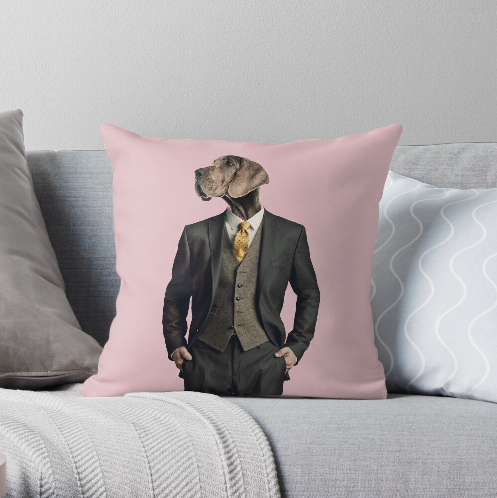 Dog Throw Pillow