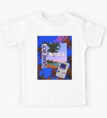 Gameboy Vaporwave Kids Tee