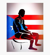 Custom Stencil Man (Puerto Rico) Photographic Print
