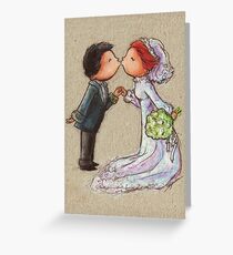 Wedding Kiss Grußkarte