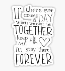 Together Forever Sticker