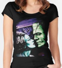 Bride & Frankie Monsters in Love Women's Fitted Scoop T-Shirt