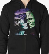 Bride & Frankie Monsters in Love Zipped Hoodie